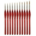 thumbnail image 5 of Riguas 11Pcs Paint Brush Soft Bristle Miniature Detail Art Brush Set for Beginners Amateurs Professionals Supply, 5 of 7