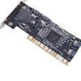 thumbnail image 2 of Tarjeta de expansión interna PCI SATA de 4 puertos con dos cables SATA para PC de escritorio, compatible con disco duro SATA., 2 of 6