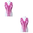 thumbnail image 1 of Apliques de encaje resistentes y duraderos para corpiño de boda o accesorio de vestido de baile rosa rosa rojab 2Conjunto Monstrate, 1 of 6