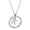 Silver C, variant on Women's Men's Stainless Steel Love Heart Necklace Name Silver C