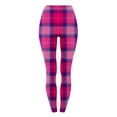 thumbnail image 4 of Fashion Leggings for Women Ladies Plaid Printed Tight Yoga Pants Pants Can Wear Leggings Inside and Outside. Breathable Plus Size Workout Bottoms, 4 of 4