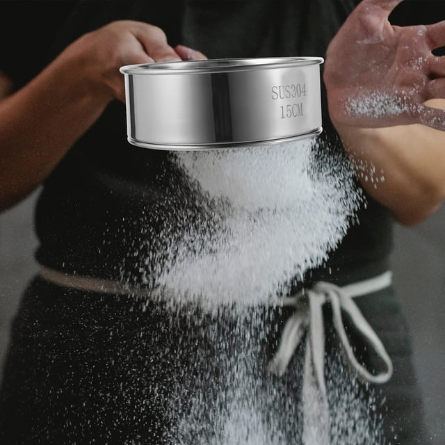 Nestingho Cernidor De Manual De Acero Inoxidable Para Uso Doméstico Con Malla Uniforme