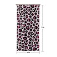 thumbnail image 5 of Pink and Black Of Leopard Print Shower Curtain 36"x72" ,Bathroom Decorative Shower Curtains Set with 12 Hooks,Modern Waterproof Washable Shower Curtain, 5 of 6
