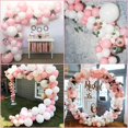 thumbnail image 3 of AYUQI Balloon Arch Kit Pink White, Pastel Baby Pink Balloon Garland Arch Kit for Baby Shower Birthday Wedding Confession Valentine's Day Birthday Party Backdrop Decorations, 3 of 7