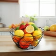 thumbnail image 6 of Wadada Metal Wire Fruit Bowl, Iron Arts Fruit Storage Baskets for Kitchen Counter, Countertop, Home Decor, Table Centerpiece Decorative hold Vegetables, Bread, Snacks, Potpourris, 6 of 6