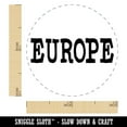 thumbnail image 2 of Europe Fun Text Self-Inking Rubber Stamp Ink Stamper - UV Ink - Mini 1/2 Inch, 2 of 7