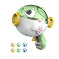 thumbnail image 1 of CAIROYAR Juguete de tiro con pelota adhesiva con temática de ballena para niños, práctica de tiro al blanco para niños al aire libre, 1 of 7