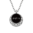 thumbnail image 1 of Ecuación matemática conocimiento de círculo Collares Colgante Retro Moon Stars Jewelry Unbranded M, 1 of 3