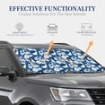 thumbnail image 7 of Picia Rose Flowers 2 Piece Car Windshield Sun Shade Foldable | Foldable Sun Shield for Front Window Blocks UV Rays and Keeps Your Vehicle Cool-Large, 7 of 7