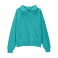 thumbnail image 2 of PINQI 5-14 Years Kids Swing Blouse Sweatshirts for Teen Girls Fashion Crewneck Oversized Kids Pullover Tops Long Sleeve Cute Fall Spring Winter Clothes(Green-2,5-6 Years), 2 of 6