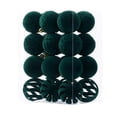 thumbnail image 2 of 24 Pcs Flocked Christmas Ornaments Balls Velvet Shatterproof Christmas Tree Decorations, 2 of 6