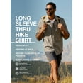 thumbnail image 2 of Wrangler® Outdoor Men's Long Sleeve Thru Hike Shirt Sizes S-3XL, 2 of 7