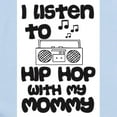 thumbnail image 2 of CafePress - Listen To Hip Hop With My Mommy Infant Bodysuit - Baby Light Bodysuit, Size Newborn - 24 Months, 2 of 4