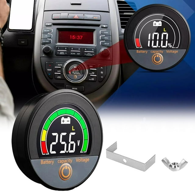 MYG Waterproof IP67 Battery Capacity Voltage Meter 12V 24V 48V 60V 84V with Backligh