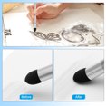 thumbnail image 5 of Uxcell 3 Size Blending Stump Artist Blending Sponge Pen, 2 Set Rubbing Sponge Brush for Drawing Correction, Brown Red, 5 of 6