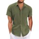 thumbnail image 1 of Hawaiian Shirt For Men, Men's Vintage Button Down Bowling Shirts Short Sleeve Summer Beach Shirt M, 1 of 4