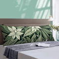 thumbnail image 2 of Body Pillow Cover Pillowcase Natural Greenery Long Pillowcase Botanical Sage Green Leaves Floral Art Pattern Bed Large Throw Pillow Case with Hidden Zipper 20x54inch for Bed Decor, 2 of 6