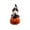 A, variant on Halloween Pumpkin Face Resin Gnome Dwarf Figurine, 2026 Fall Spooky Home Party Decor, Farmhouse Atmosphere Centerpiece Ornament for Table Shelf Display