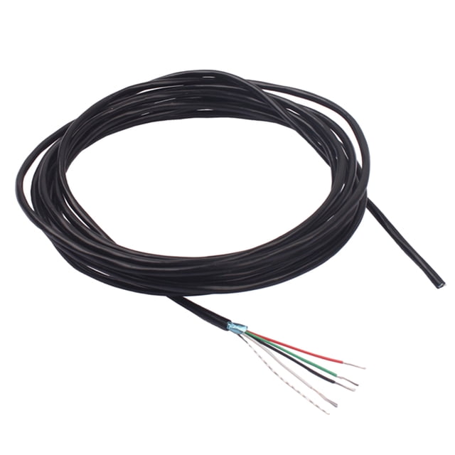 Cable de Recogida de 4 Conductores Sunnimix 24 AWG Alambre blindado de la guitarra