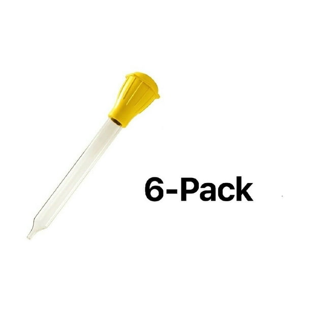 Norpro Deluxe Tempered Glass Baster with Rubber Bulb, 2 oz Capacity