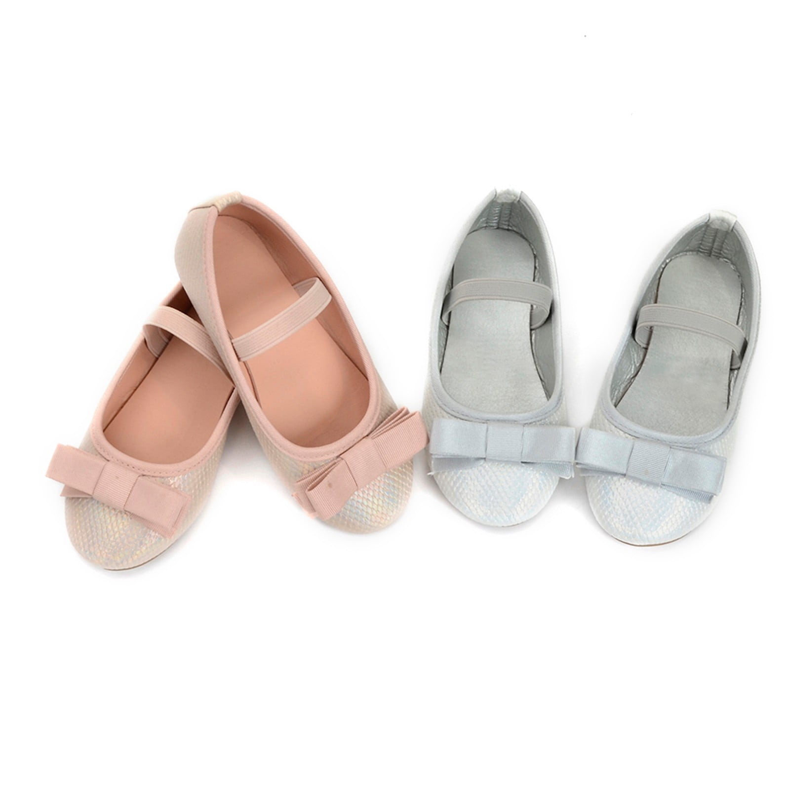 Girl Shoes Size 12 Children Shoes Flat Shoes Shoes With Sequins Bowknot Girls Dancing Shoes 2 Year Old Shoes Girl Girls Tennis Shoes Girls' Shoes Pu Pink 5