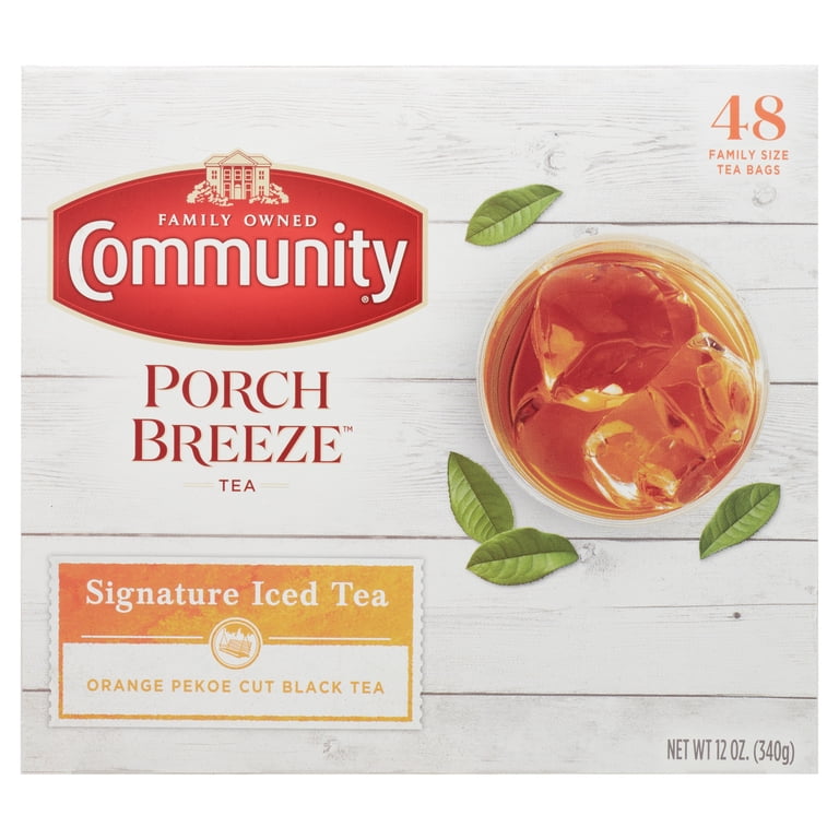 Community Coffee Pre-Measured Iced Tea Filter Packs – Black Tea, 1 Oz Each, 96 Count (Brews 1 Gallon Per Pack)