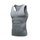 thumbnail image 1 of pstuiky Camisetas sin mangas para hombre, Camiseta deportiva de manga corta con cuello redondo, ajustada y de alta resistencia, de color liso para hombre Camisas para hombres xl, 1 of 3