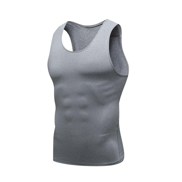 aidice Débardeurs Sans Manches pour Hommes Compression Ajusté Séchage Rapide Été Décontracté Sport