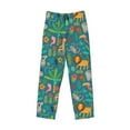 thumbnail image 4 of Balery Men'S Jungle Animals Pants,Sleepwear Pants,Pajama Pants,Pj Bottoms Drawstring And Pockets-Small, 4 of 9