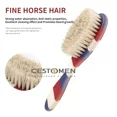 thumbnail image 3 of New Professional Barber Shaving Beard Brush Hair Removal Neck Duster Brushes Horse Hair Salon Face Mustache Clean Shaving Tools 1pc wool pink, 3 of 6