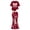 1-Brick Red3745, variant on WOYY Girls Outfits Comfy Bow Short Sleeve T-Shirt and Flared Pants Set, Sizes 7-13
