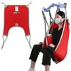 EZ Assistive Patient Lift Sling with Divided Leg Transfer Red, 500lb Weight Capacity Large