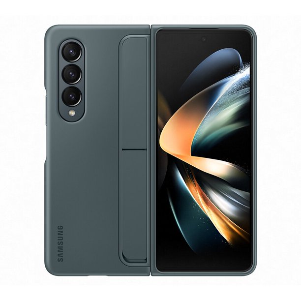 Z Fold4 funda de teléfono con soporte de negocios de lujo, carcasa de protección completa Original Samsung Z Fold 4 5G, cubierta de pie con ranura para bolígrafo S Ultimate Fivean unisex
