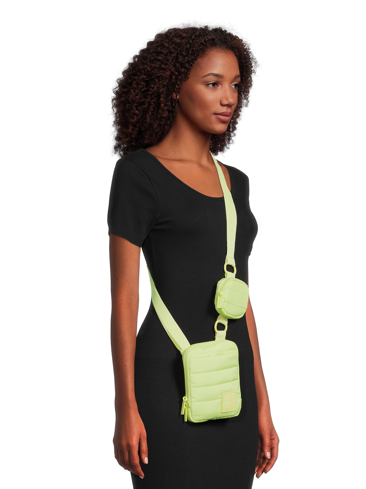 Reebok Women's Grove Crossbody Sling Bag, Black, Size: Small