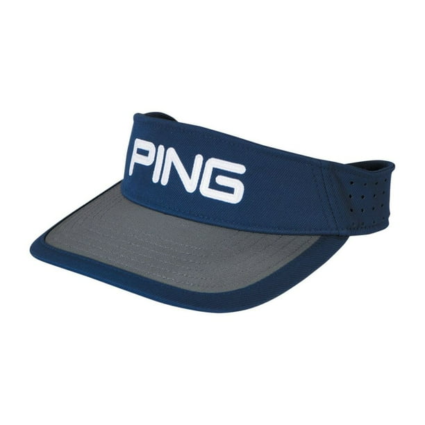 Ping Ping Men's Sport Visor (Navy/Steel, Adjustable, 2017) Golf Cap