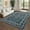 Blue, variant on Geetinfly Vintage Floral Print Runner Rug 2inX6in Washable Rug Stain Resistant Indoor Carpet Non-Slip Low Pile Floor Rugs for Entryway Bedroom Hallway Kitchen Pink