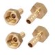 thumbnail image 1 of Conector de acoplamiento de tubo de latón con rosca hembra BSP de 3/8, barbilla de manguera de 8 mm, 4 piezas, 1 of 3