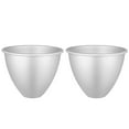 thumbnail image 1 of Moldes de pastel de 2pcs moldes de queso de aluminio moldes Herramientas para hornear Suministros de cocina (plata), 1 of 6