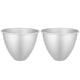 thumbnail image 1 of Moldes de pastel de 2pcs moldes de queso de aluminio moldes Herramientas para hornear Suministros de cocina (plata), 1 of 8