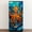 Color 2, variant on Self Adhesive Vinyl Refrigerator Wrap Set Western Stained Glass Cowboy Hat Cactus Sunset Door Mural Removable Fridge Sticker Peel and Stick Full Door Cover Decal Kitchen Bar Decor