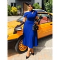 thumbnail image 3 of AURA Women Plus Size Bodycon Maxi Dress One Shoulder Waist Cutout Elegant Summer Dress, 3 of 6