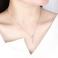 thumbnail image 2 of Collar universal de plata S925 para mujer, cuentas luantong con aguja ajustable, cadena de caja de aguja de perla Chopin, 2 of 4