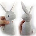 thumbnail image 2 of Visland Bunny Soft Toy Cute Rabbit Infant Hand Bell Plush Kid– Fun Sound Effects, and Music – 6 Months Baby Toys, 2 of 8