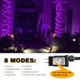 thumbnail image 2 of Cadena de luces Weillsnow, 200 LED, 20 m, color morado, resistente al agua, 2 of 7