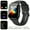 Black, variant on Smart Watch 1.85" for Men Women, Fitness Tracker with Call Function, Calorie Counter, Pedometer, Multi-Sport Modes, Call Alert/Reject, Compatible with iPhone Android, Christmas Gift