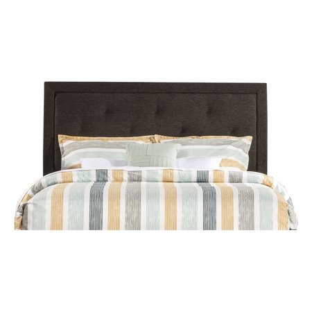 Atlin Designs Fabric Upholstered Full Panel Headboard in Black