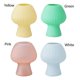 thumbnail image 2 of Mushroom Crystal Night Table Lamp - Translucent Retro Stripe Style Small Bedside Table, Home Decoration Reading Lamp, Dining Room, Living Room, Bedroo, 2 of 3