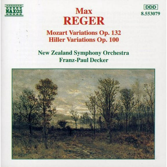 M. Reger - Mozart Variations / Hiller Variations - Music & Performance - CD