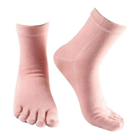 

Five Finger Toe Socks Socks Athletic Causal - Pink One Size
