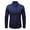 Dark Blue, variant on Bpmpbo Men's Slim Fit Stretch Dress Shirt Solid Color Microelastic Long Sleeve Casual Soft Business Button Up Shirts
